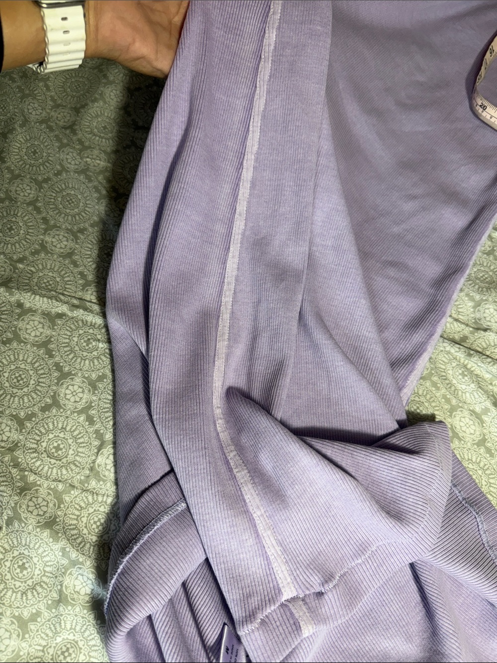 AMO Lilac Ribbed Tank Midi Dress - Picture 10 of 10